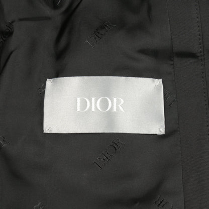 ロゴエンブロイダリー ブルゾン ボンバージャケット ナイロン コットン ブラック ディオール アウター DIOR