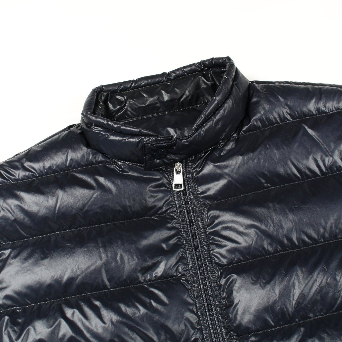 ACORUS ダウンジャケット ナイロン ネイビー モンクレール