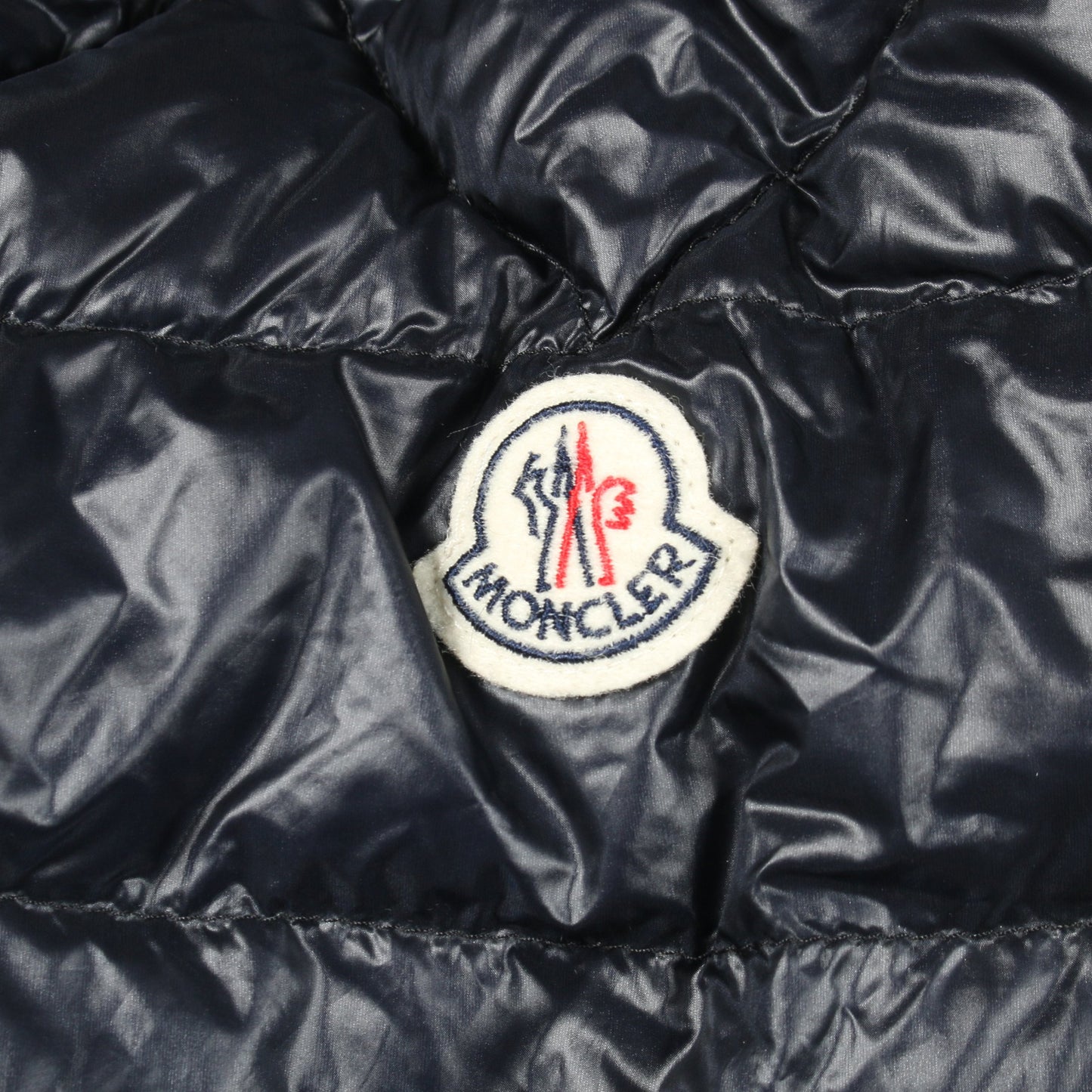 ACORUS ダウンジャケット ナイロン ネイビー モンクレール