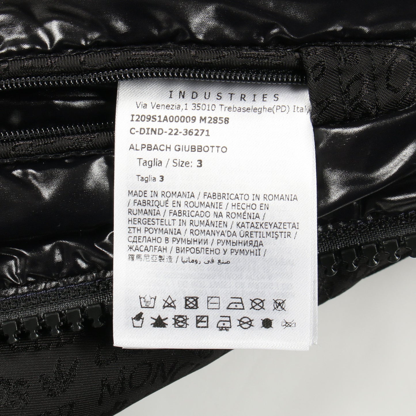 GENIUS 3 adidas ALPBACH ダウンジャケット ナイロン ブラック モンクレール