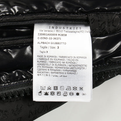 GENIUS 3 adidas ALPBACH ダウンジャケット ナイロン ブラック モンクレール