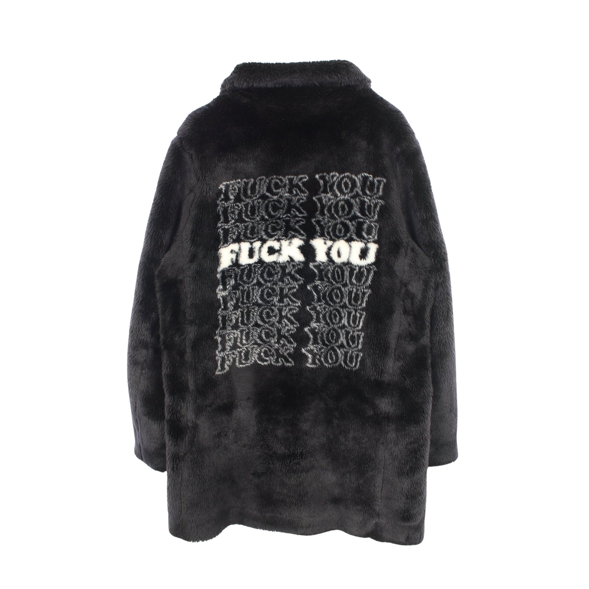 フェイクファー コート ブラック シュプリーム アウター Supreme