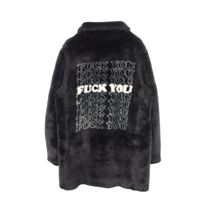 フェイクファー コート ブラック シュプリーム アウター Supreme