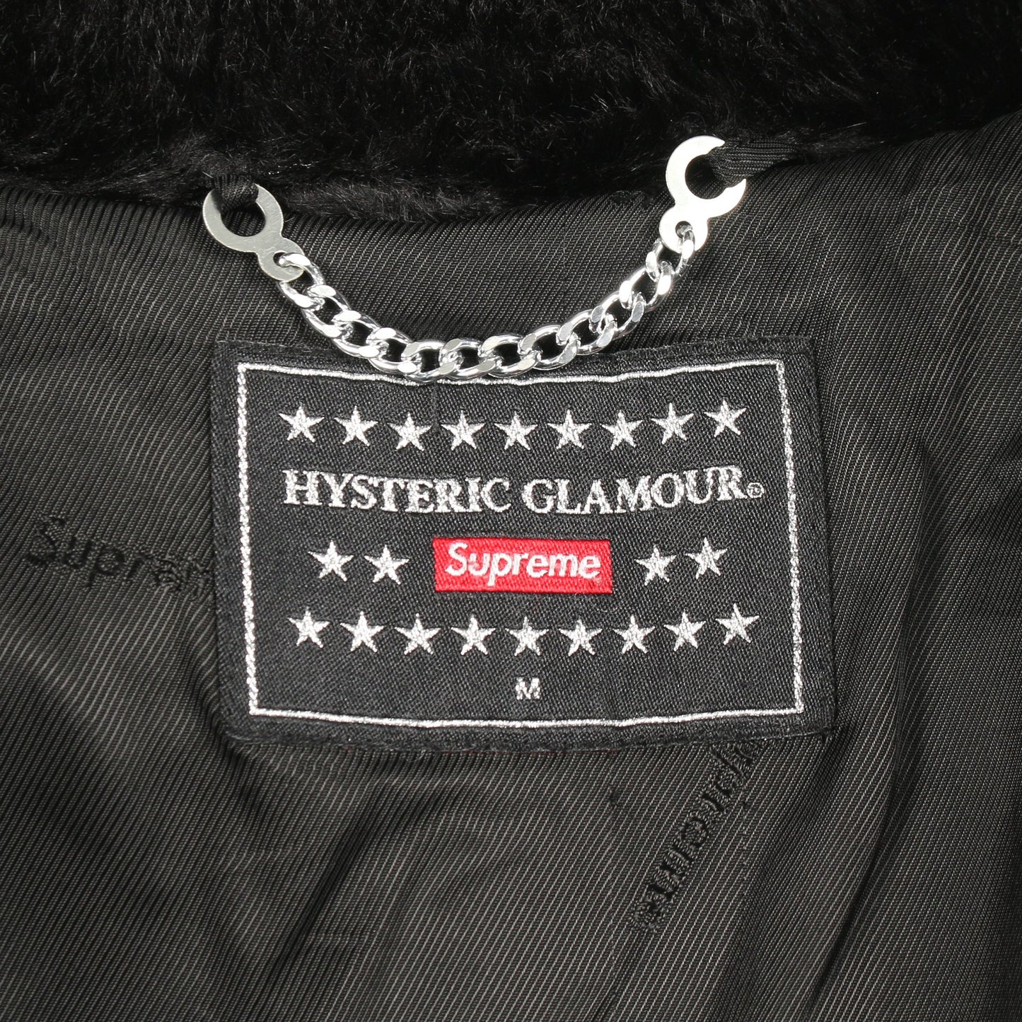 フェイクファー コート ブラック シュプリーム アウター Supreme