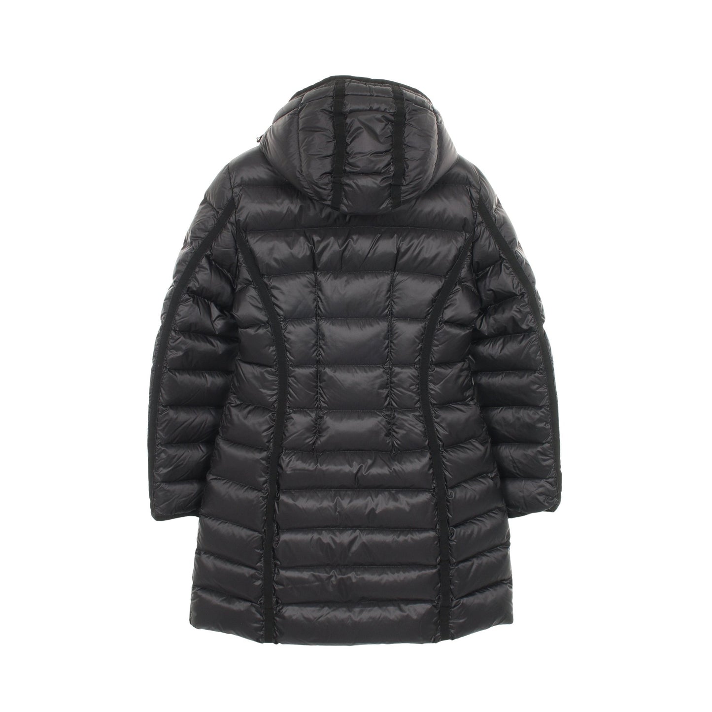 HERMINE ダウンコート ナイロン ブラック モンクレール アウター MONCLER