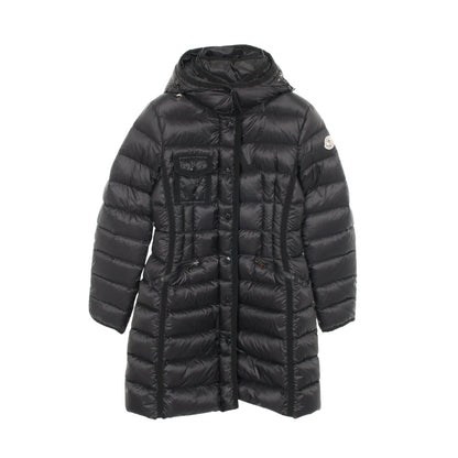 HERMINE ダウンコート ナイロン ブラック モンクレール アウター MONCLER