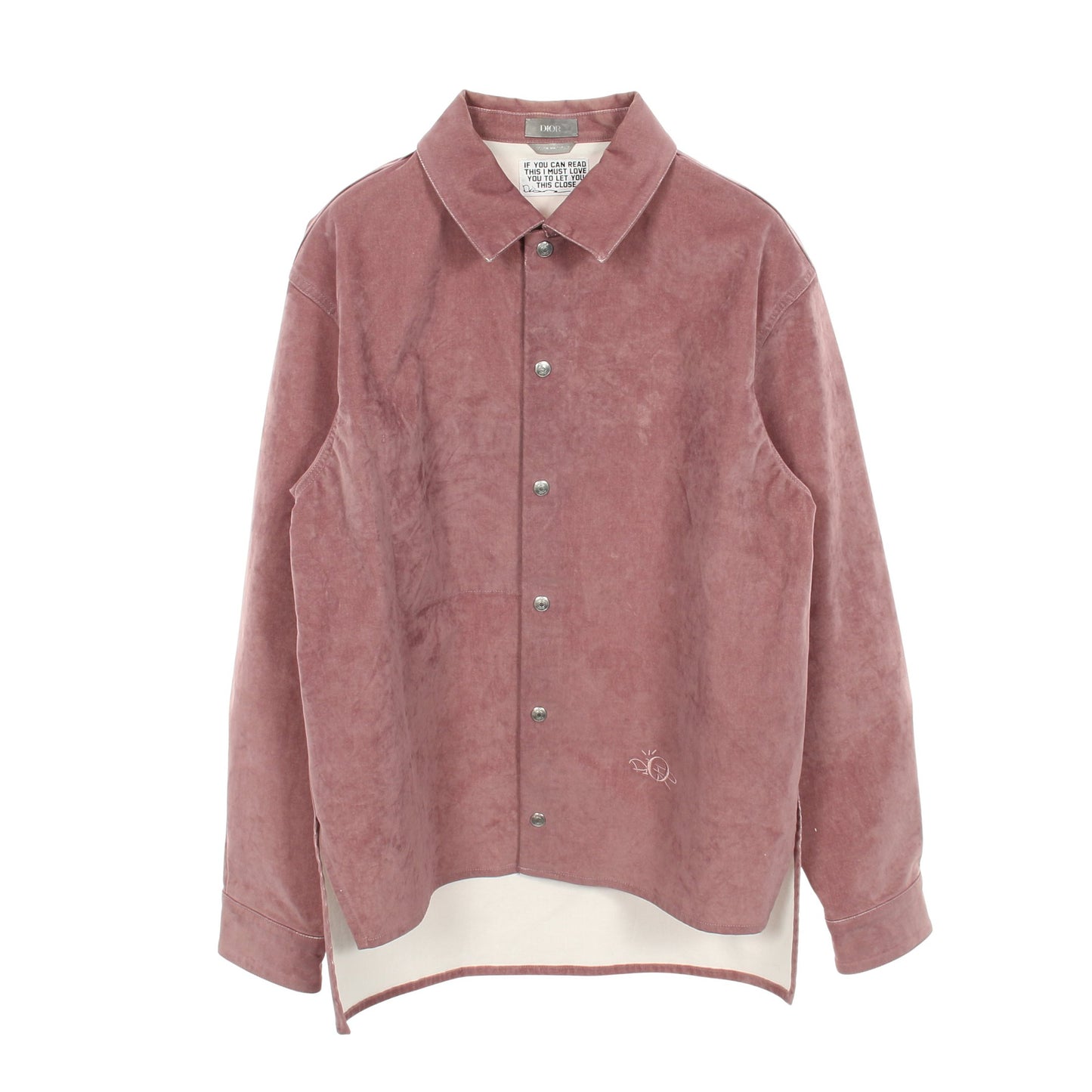 DIOR × TRAVIS SCOTT CACTUS JACK オーバーシャツ ジャケット コットン パープル ディオール アウター DIOR