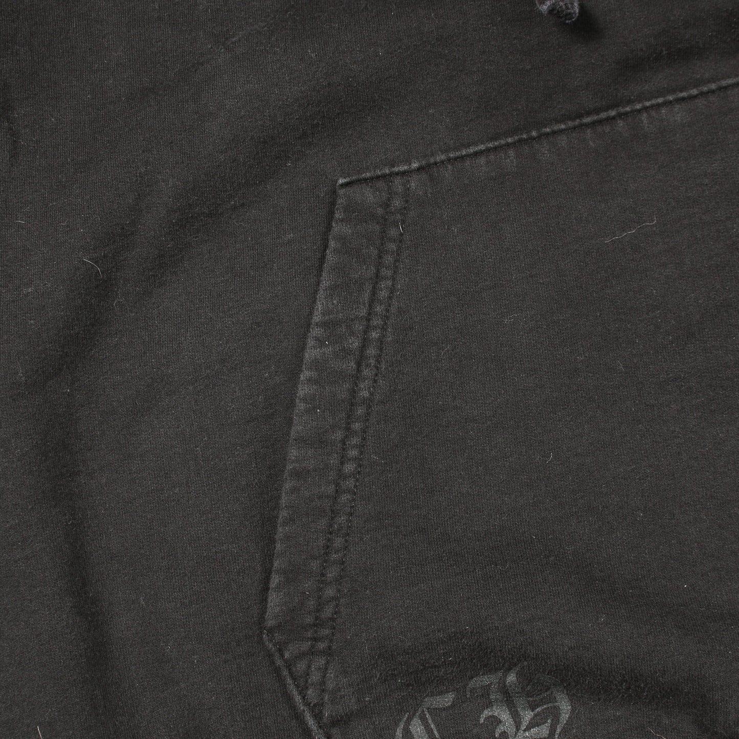 ホースシュー CHプラス アームロゴ プルオーバーパーカー コットン ブラック ピンク クロムハーツ トップス Chrome Hearts