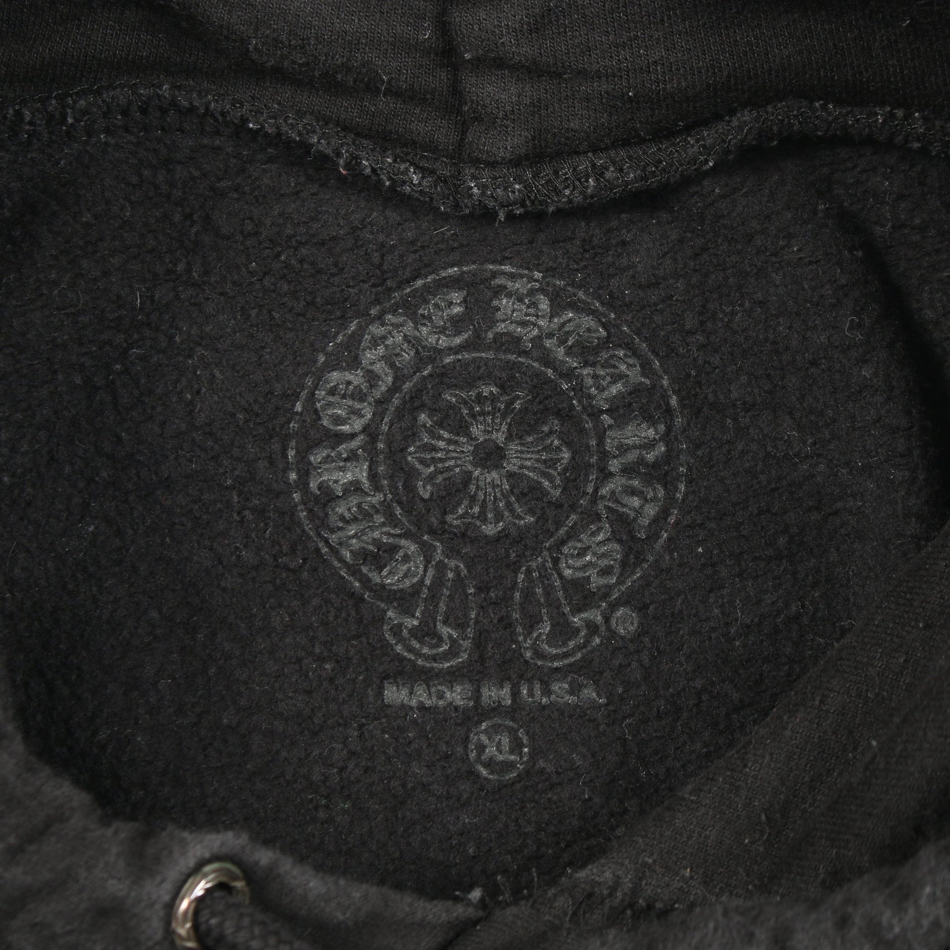 ホースシュー CHプラス アームロゴ プルオーバーパーカー コットン ブラック ピンク クロムハーツ トップス Chrome Hearts