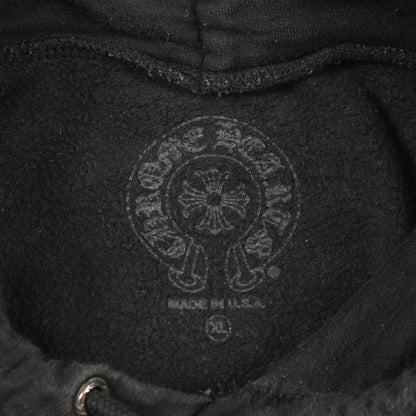 ホースシュー CHプラス アームロゴ プルオーバーパーカー コットン ブラック ピンク クロムハーツ トップス Chrome Hearts