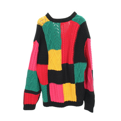 Patchwork Cable Knit Cardigan カーディガン コットン ブラック マルチカラー シュプリーム トップス Supreme
