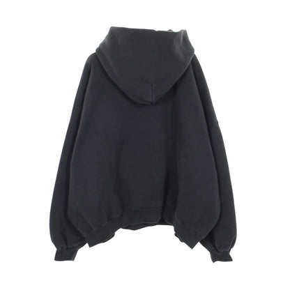 BALENCIAGA × adidas オーバーサイズフーディ プルオーバーパーカー コットン ブラック バレンシアガ トップス BALENCIAGA