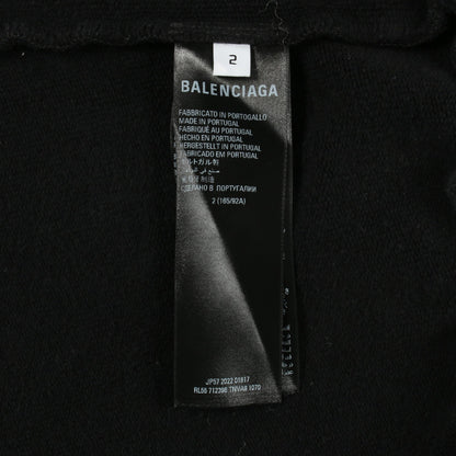 BALENCIAGA × adidas オーバーサイズフーディ プルオーバーパーカー コットン ブラック バレンシアガ トップス BALENCIAGA