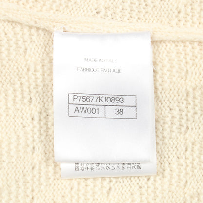 ココマークボタン カーディガン カシミヤ オフホワイト シャネル トップス CHANEL
