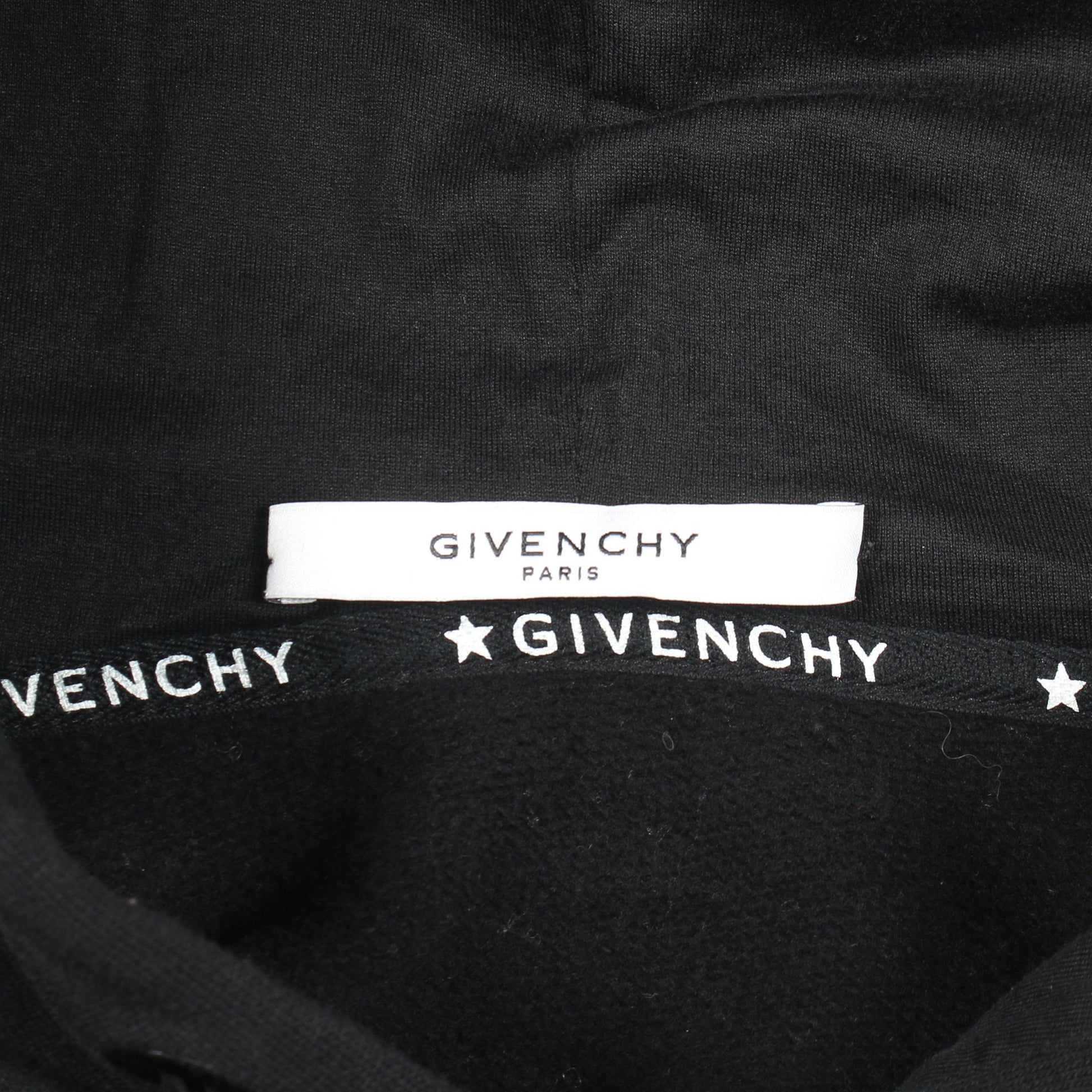 プルオーバーパーカー バックロゴ コットン ブラック ジバンシィ トップス GIVENCHY