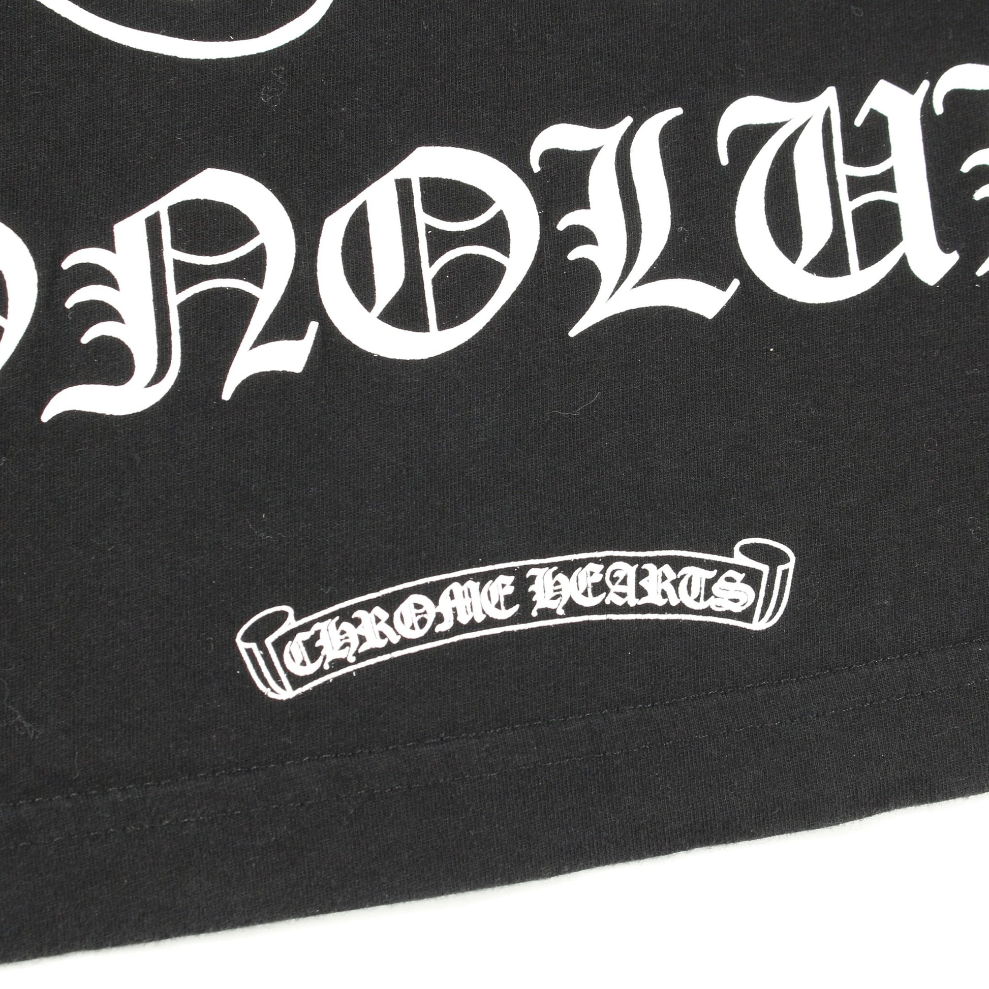 ホースシュー CHプラス プリント 半袖Tシャツ コットン ブラック クロムハーツ トップス Chrome Hearts