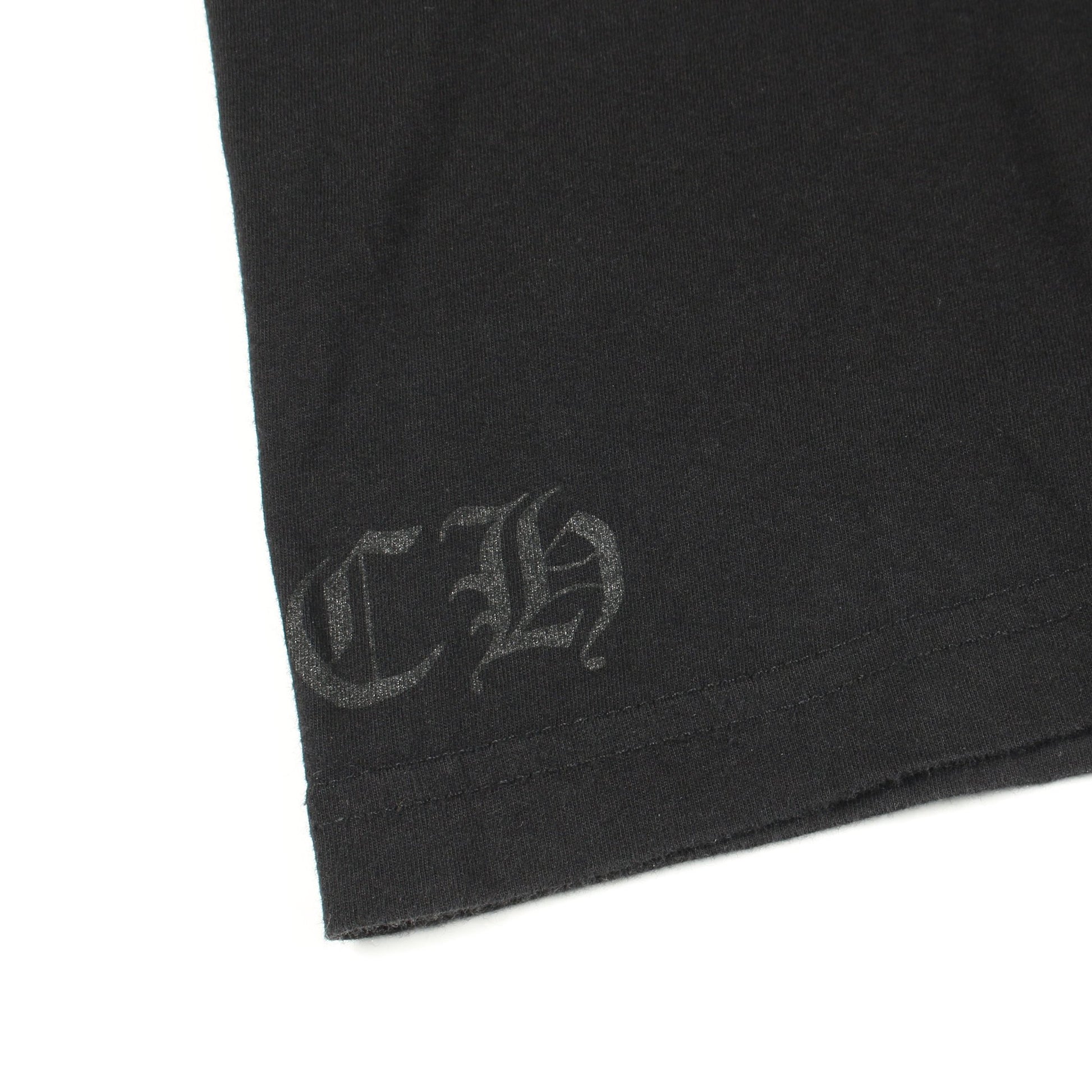 ホースシュー CHプラス プリント 半袖Tシャツ コットン ブラック クロムハーツ トップス Chrome Hearts