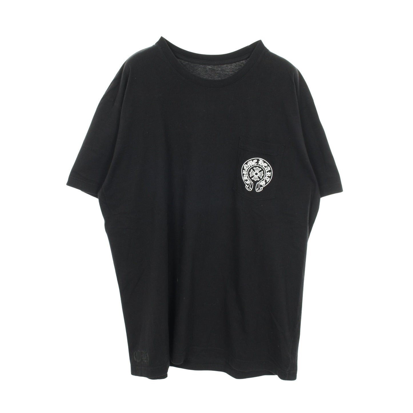 ホースシュー CHプラス プリント 半袖Tシャツ コットン ブラック クロムハーツ トップス Chrome Hearts