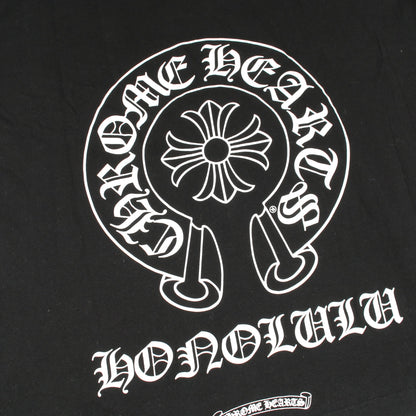 ホースシュー CHプラス プリント 半袖Tシャツ コットン ブラック クロムハーツ トップス Chrome Hearts