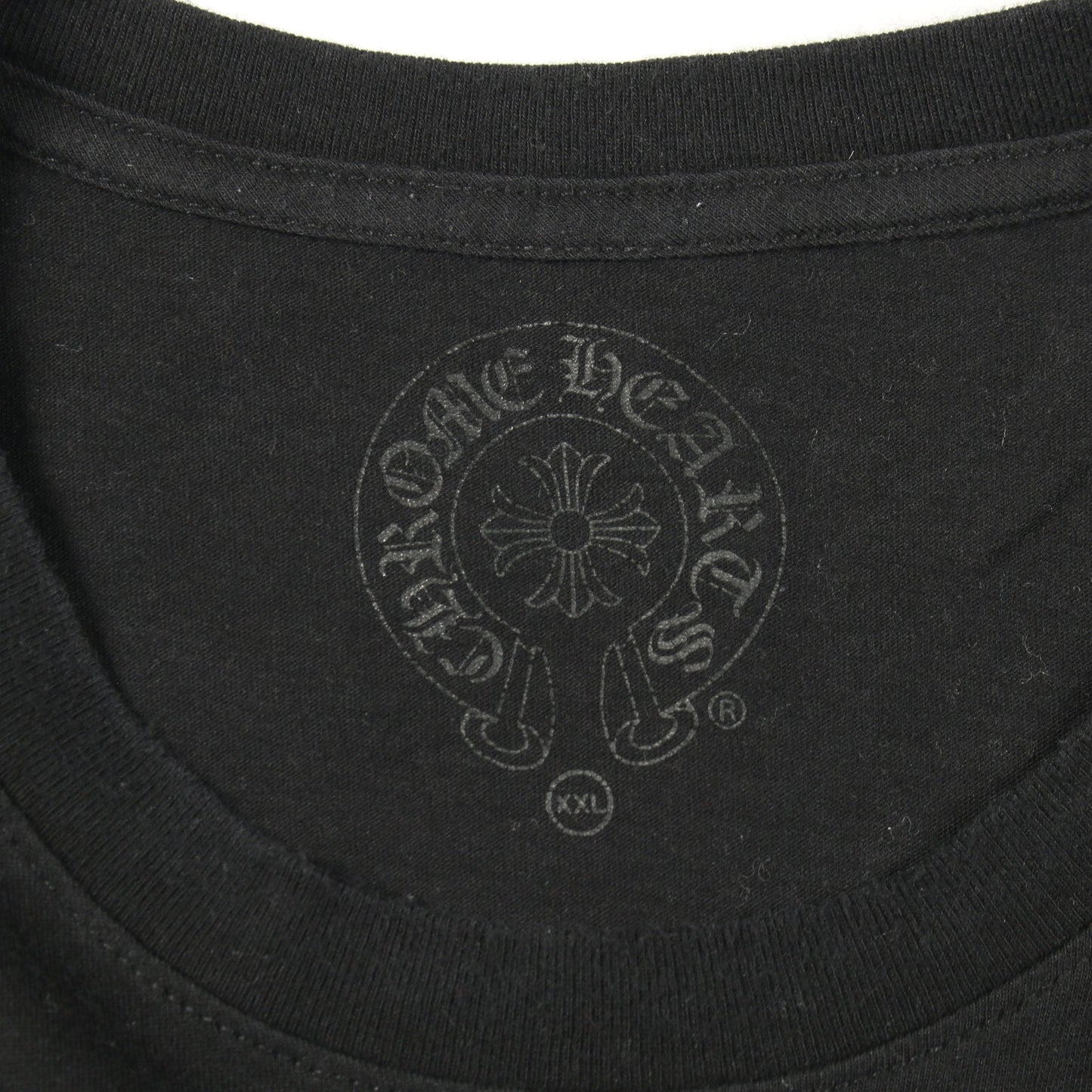 ホースシュー CHプラス プリント 半袖Tシャツ コットン ブラック クロムハーツ トップス Chrome Hearts