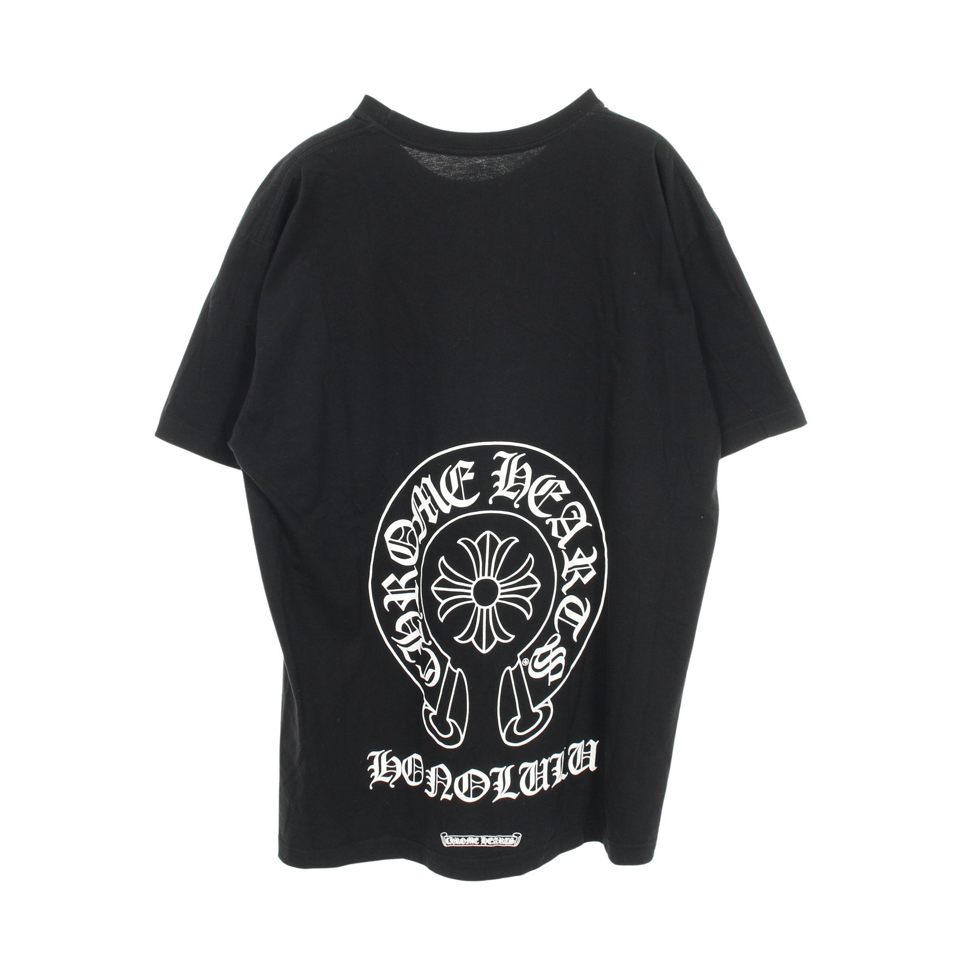 ホースシュー CHプラス プリント 半袖Tシャツ コットン ブラック クロムハーツ トップス Chrome Hearts