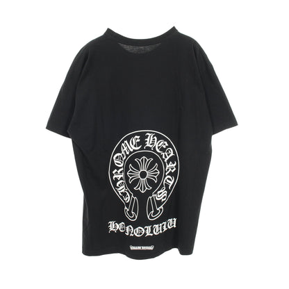 ホースシュー CHプラス プリント 半袖Tシャツ コットン ブラック クロムハーツ トップス Chrome Hearts