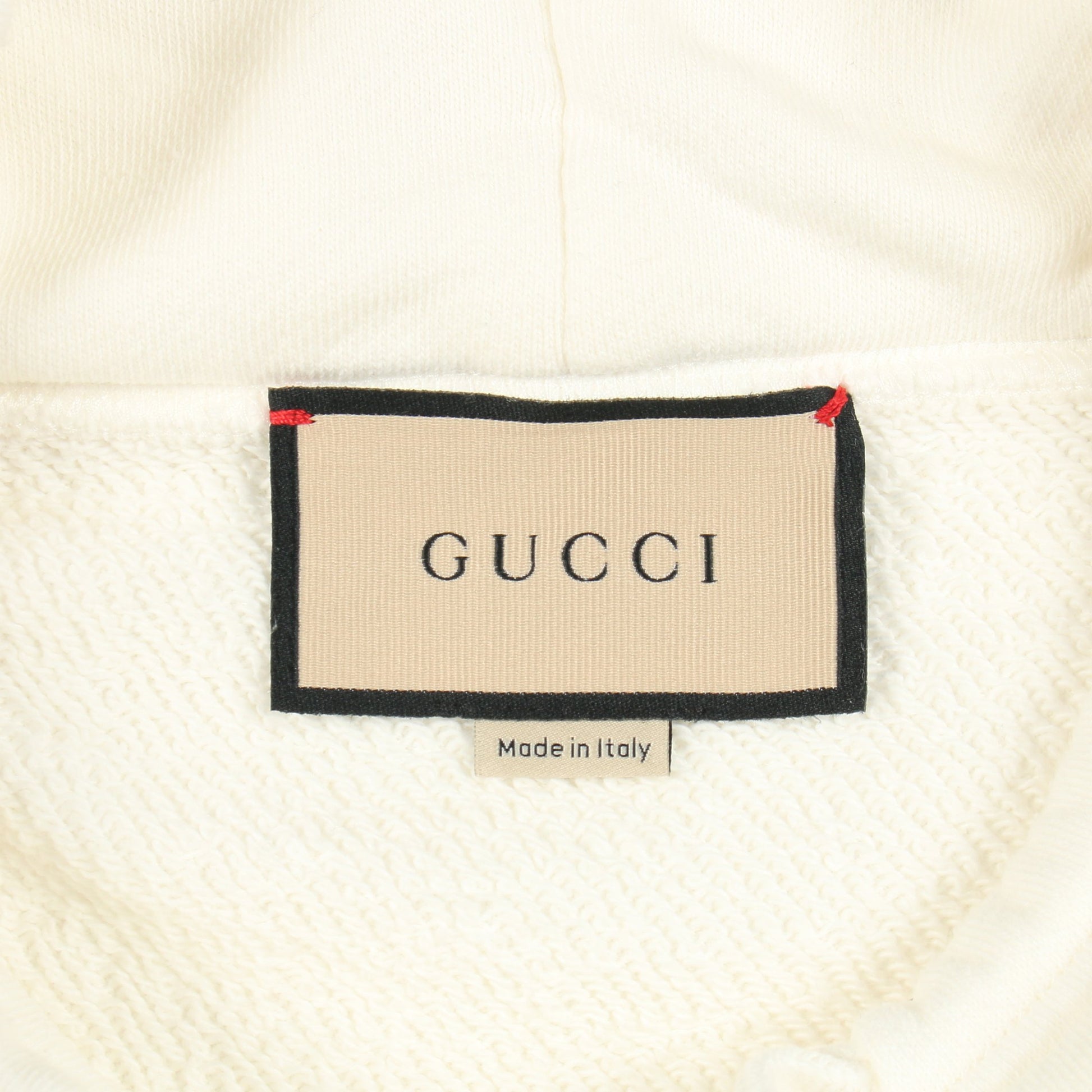 GGロゴプリントオーバーサイズ クロップド スウェットシャツ コットン ホワイト マルチカラー グッチ トップス GUCCI