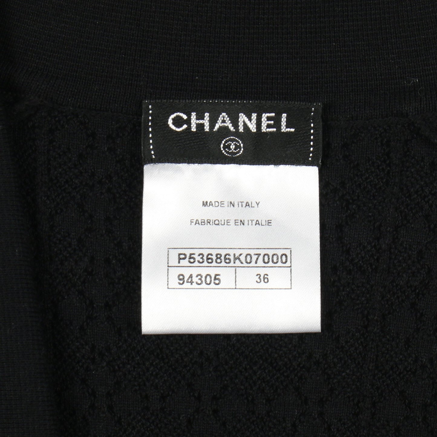 ココマークボタン パール ニットワンピース コットン ナイロン ブラック シャネル ワンピース CHANEL