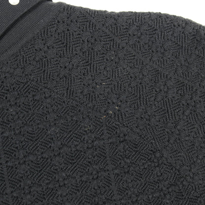 ココマークボタン パール ニットワンピース コットン ナイロン ブラック シャネル ワンピース CHANEL