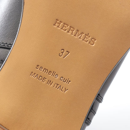 ネオ ショート ブーツ レザー ブラック エルメス シューズ HERMES