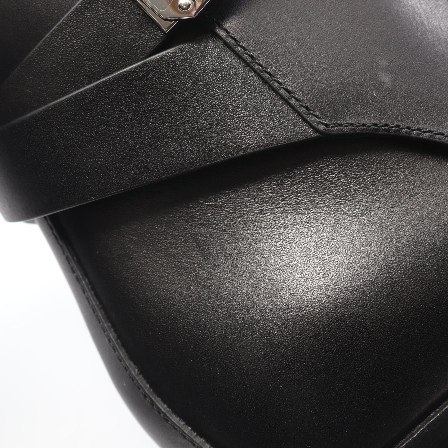 ネオ ショート ブーツ レザー ブラック エルメス シューズ HERMES