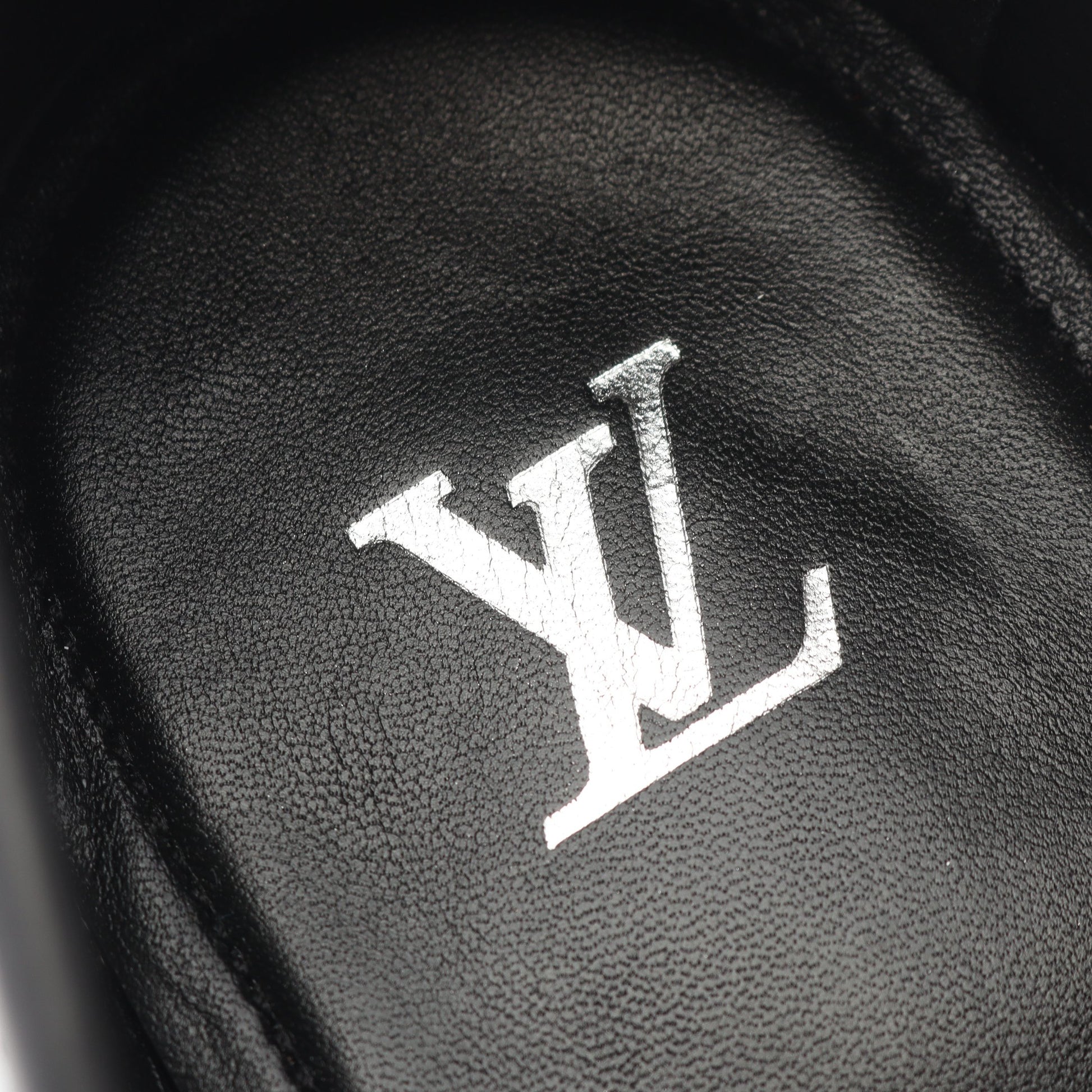 ルイ ライン ローファー レザー ブラック ルイヴィトン シューズ LOUIS VUITTON