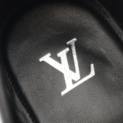 ルイ ライン ローファー レザー ブラック ルイヴィトン シューズ LOUIS VUITTON