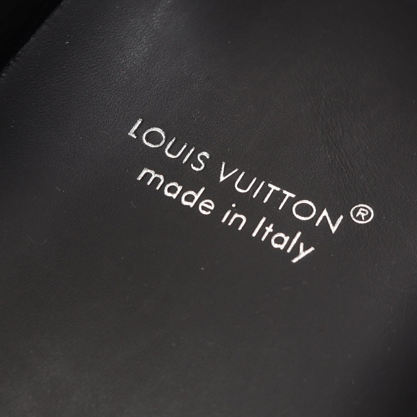 LVチェッカー ライン メリージェーン カジュアルシューズ レザー ブラック ルイヴィトン シューズ LOUIS VUITTON
