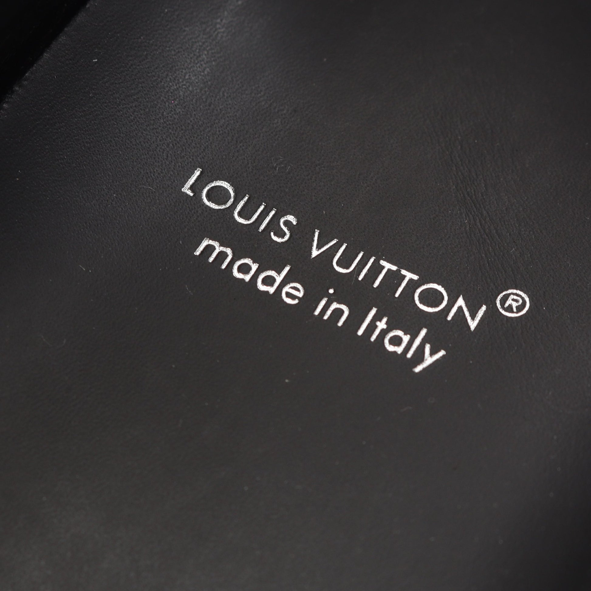 LVチェッカー ライン メリージェーン カジュアルシューズ レザー ブラック ルイヴィトン シューズ LOUIS VUITTON