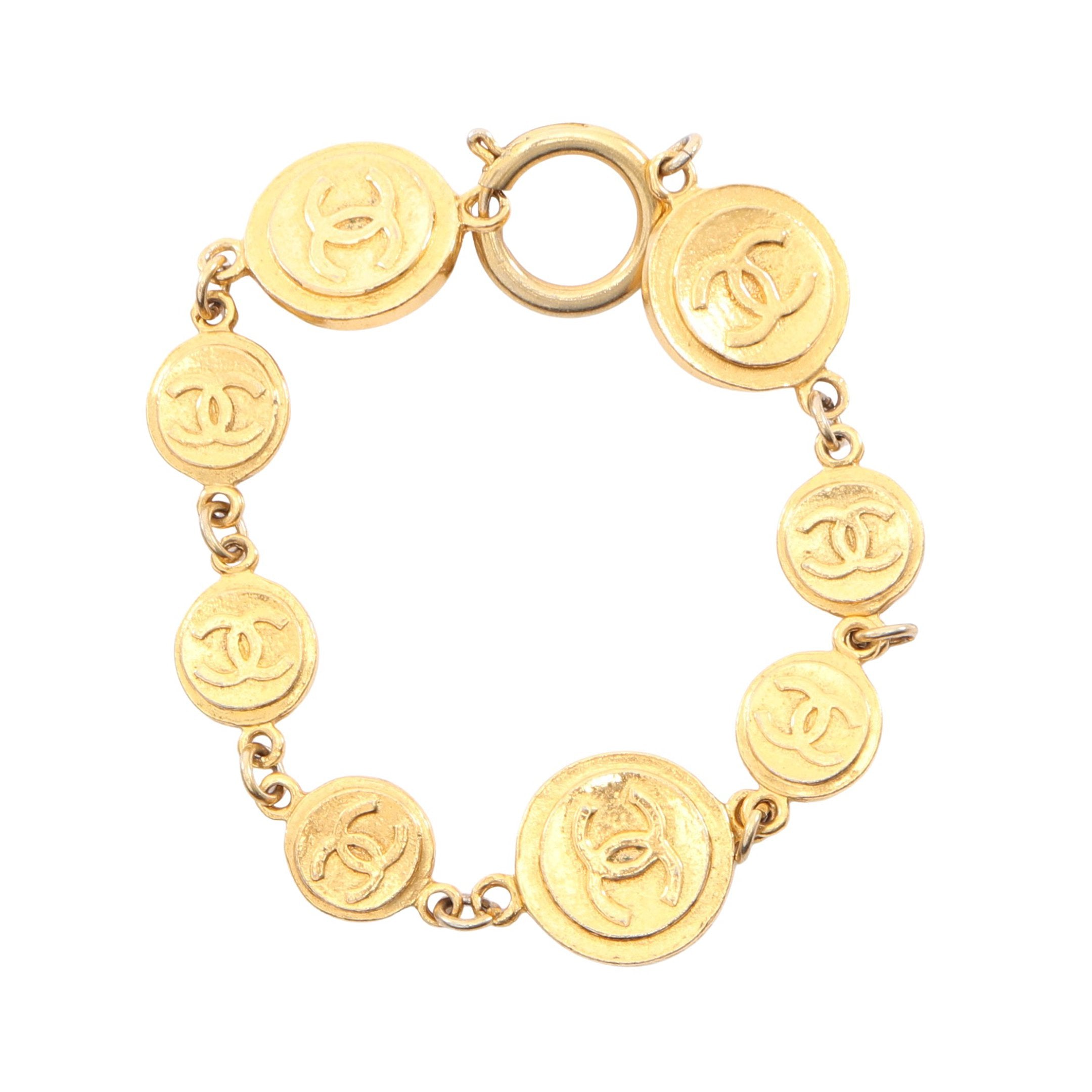 ココマーク ブレスレット GP ゴールド ヴィンテージ シャネル – RECLO