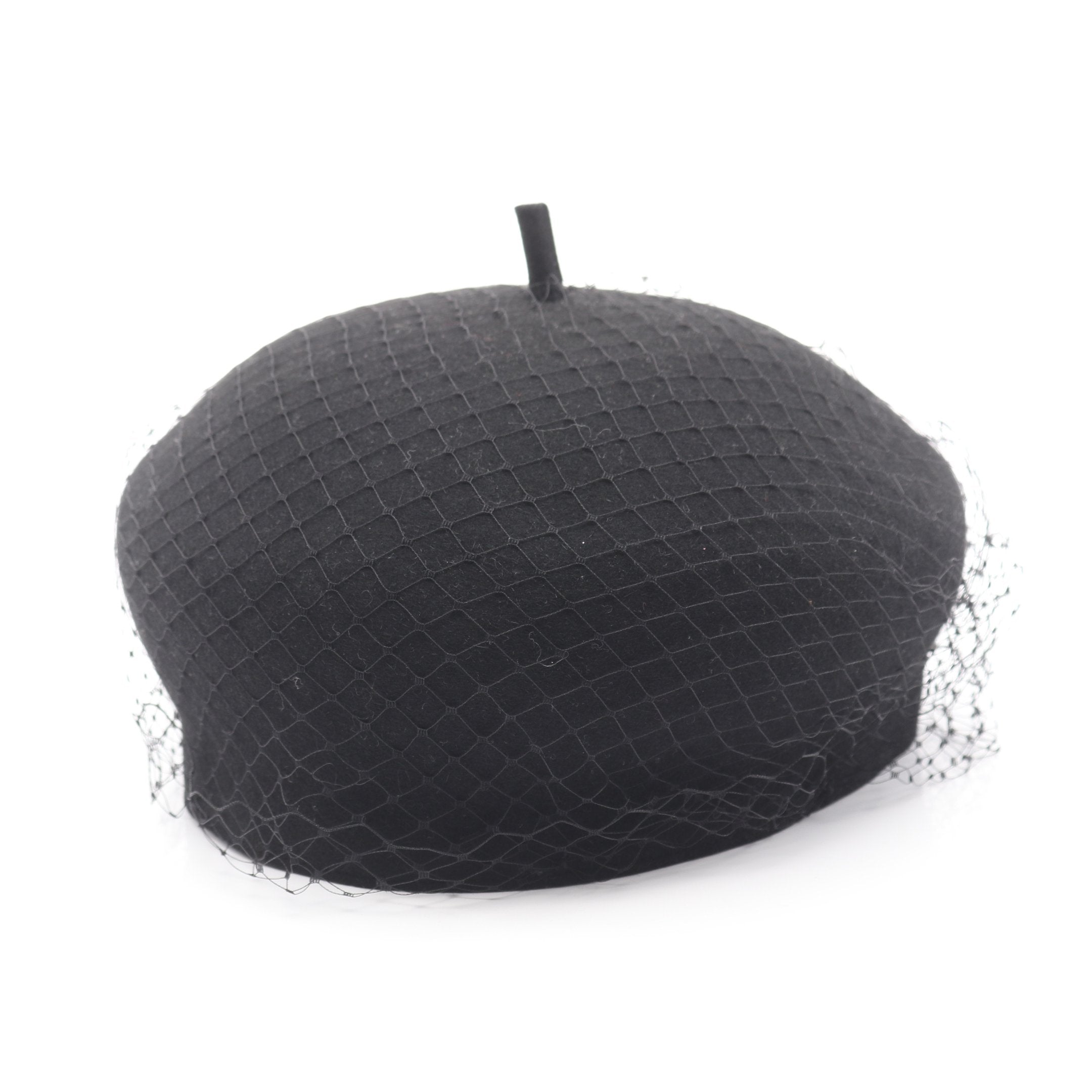 Christian Dior 黒 ベレー帽 ベレー帽 帽子 ラパン ブラック クリスチャンディオール – RECLO