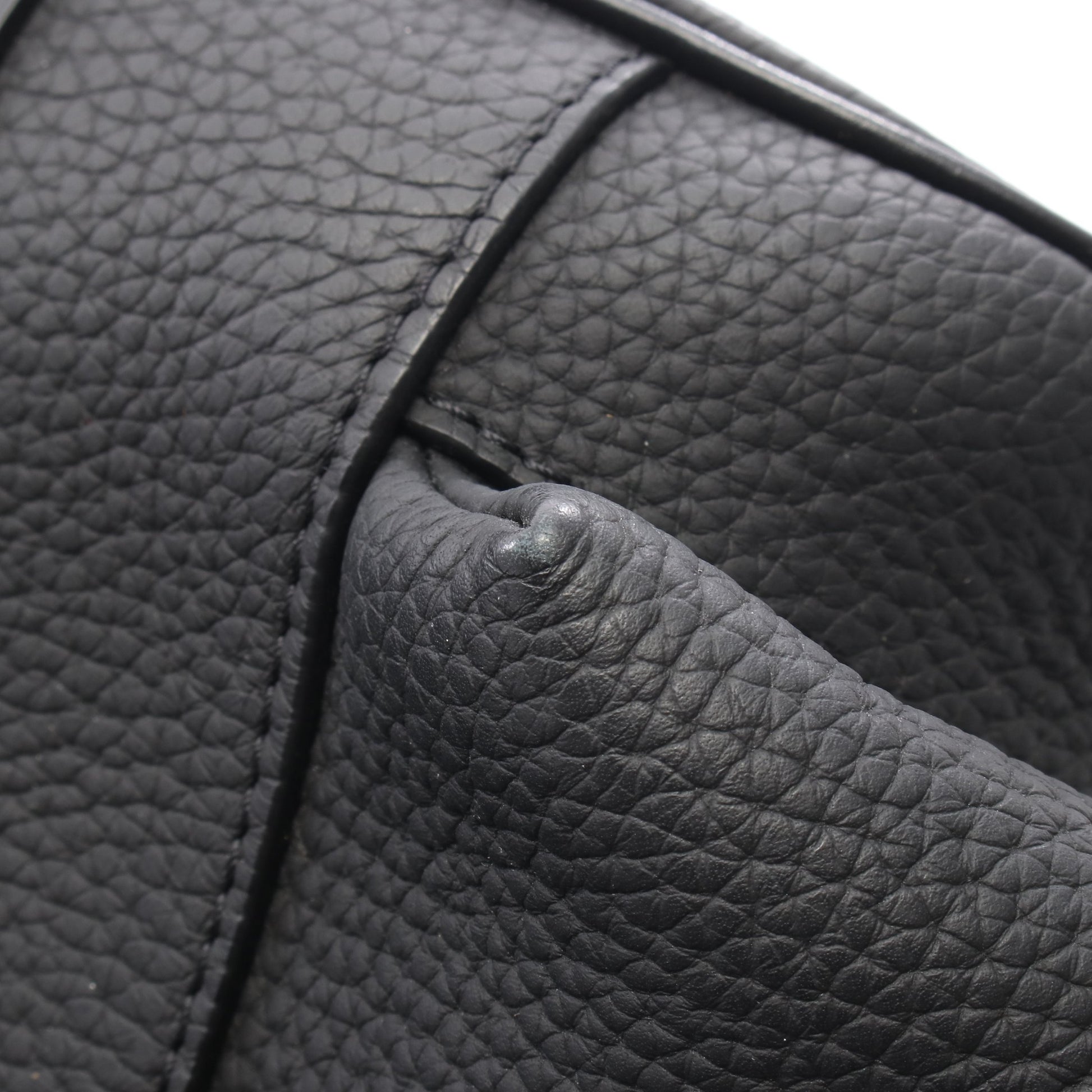 クリストファートート ハンドバッグ トートバッグ レザー ブラック 2WAY ルイヴィトン バッグ LOUIS VUITTON