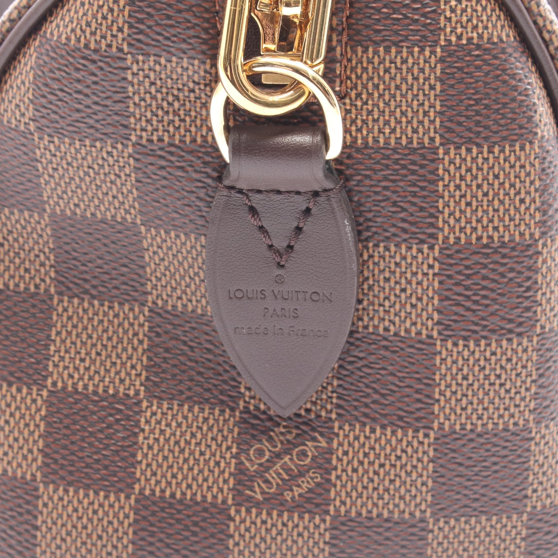 スピーディ バンドリエール20 ダミエエベヌ ハンドバッグ PVC レザー ブラウン 2WAY ルイヴィトン バッグ LOUIS VUITTON