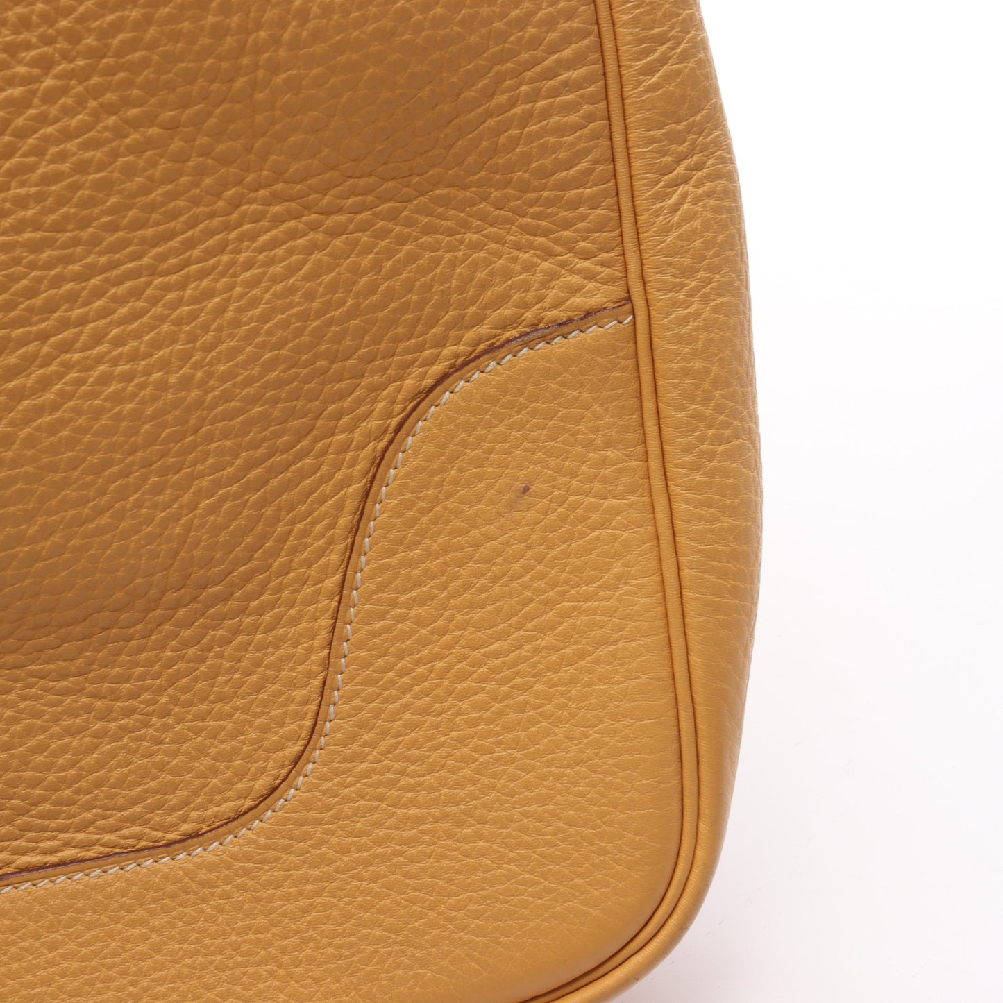 トリム35 ジョーヌ ワンショルダーバッグ トリヨンクレマンス イエロー ゴールド金具 □K刻印 エルメス バッグ HERMES