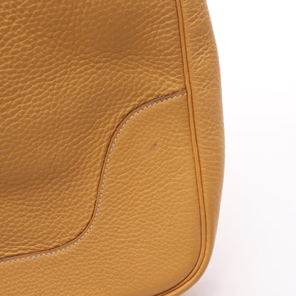 トリム35 ジョーヌ ワンショルダーバッグ トリヨンクレマンス イエロー ゴールド金具 □K刻印 エルメス バッグ HERMES
