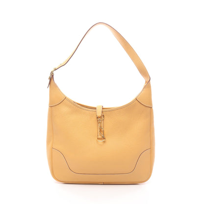 トリム35 ジョーヌ ワンショルダーバッグ トリヨンクレマンス イエロー ゴールド金具 □K刻印 エルメス バッグ HERMES