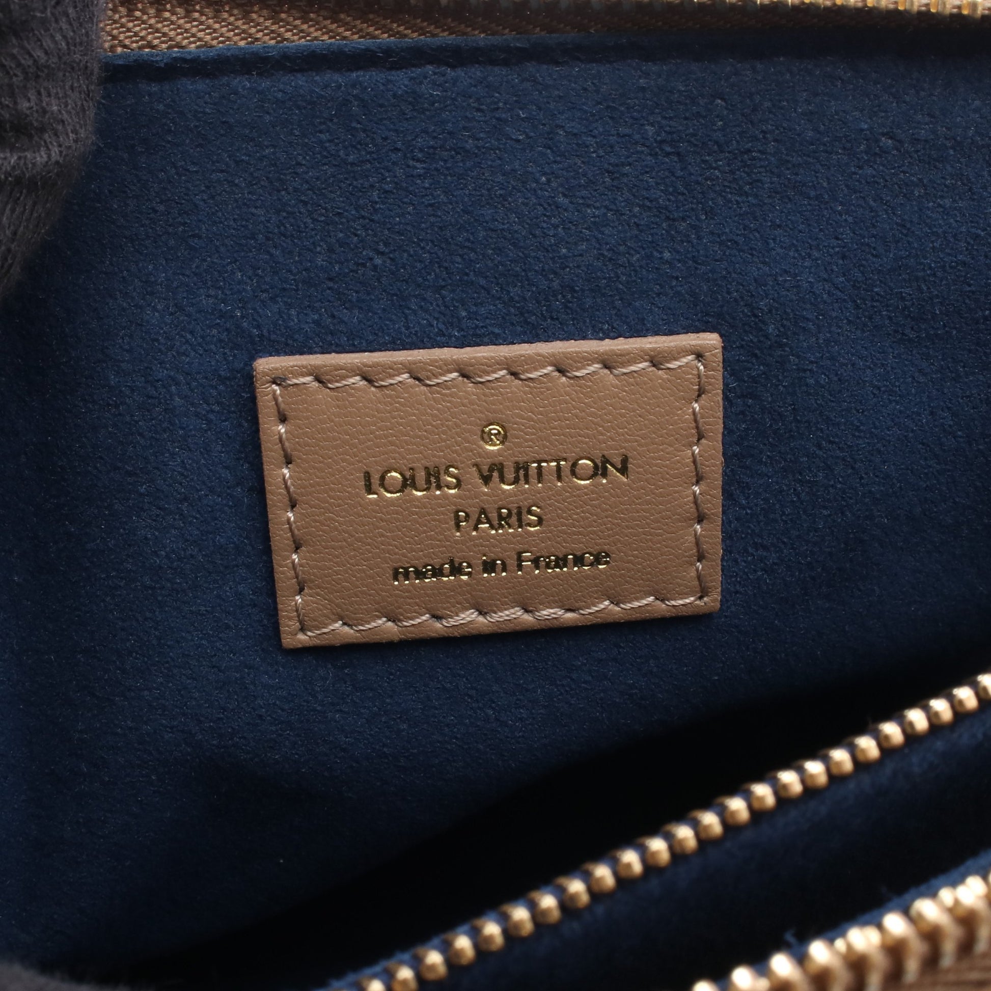 クッサンPM モノグラム トープ チェーンショルダーバッグ レザー グレーベージュ 2WAY ルイヴィトン バッグ LOUIS VUITTON