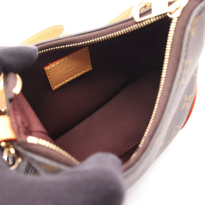 チェーンハンドバッグ PVC レザー ブラウン 2WAY ルイヴィトン バッグ LOUIS VUITTON
