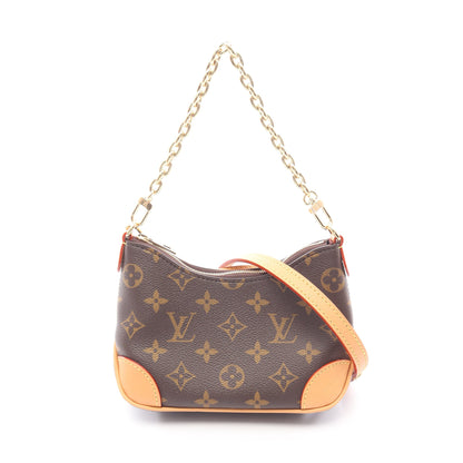 チェーンハンドバッグ PVC レザー ブラウン 2WAY ルイヴィトン バッグ LOUIS VUITTON