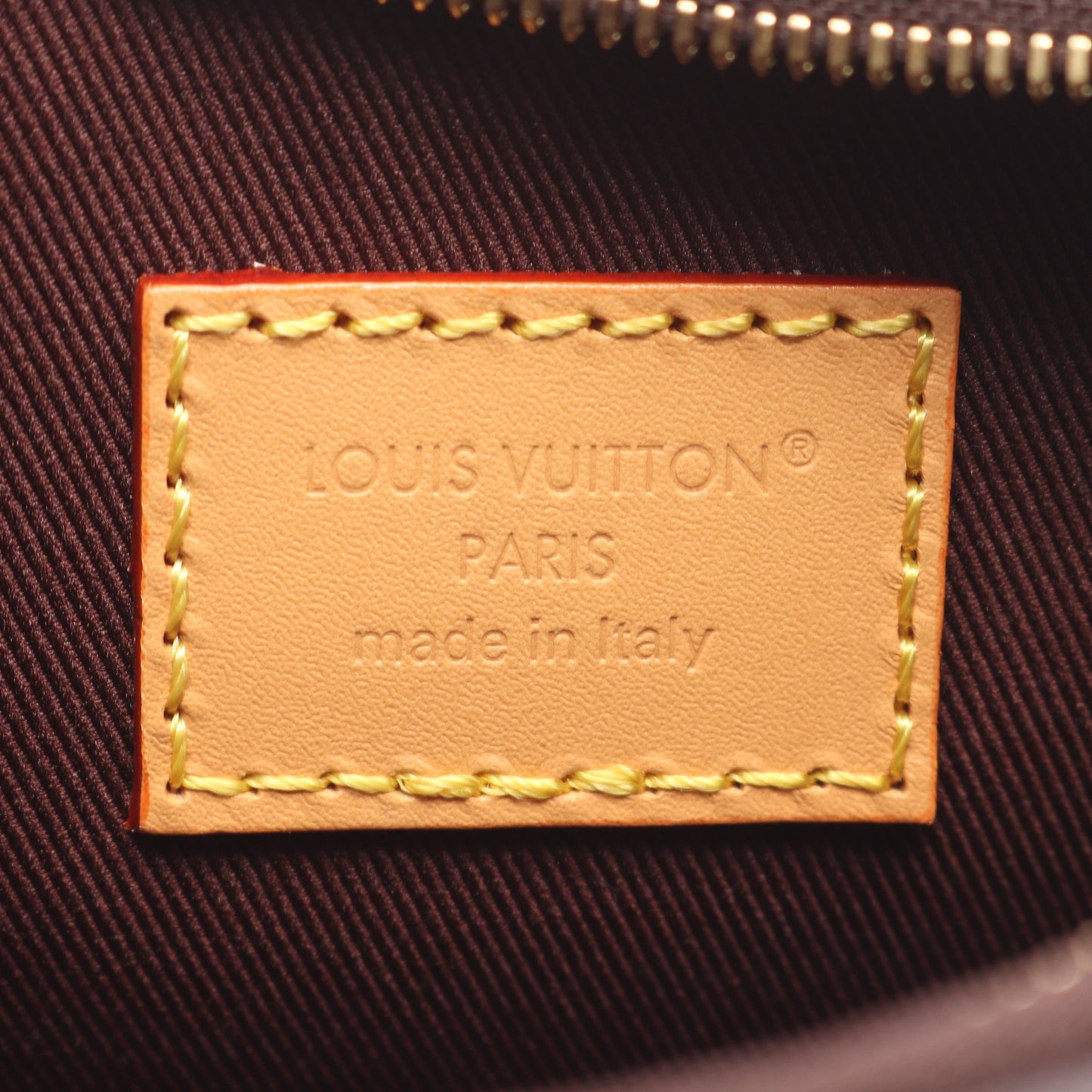 チェーンハンドバッグ PVC レザー ブラウン 2WAY ルイヴィトン バッグ LOUIS VUITTON