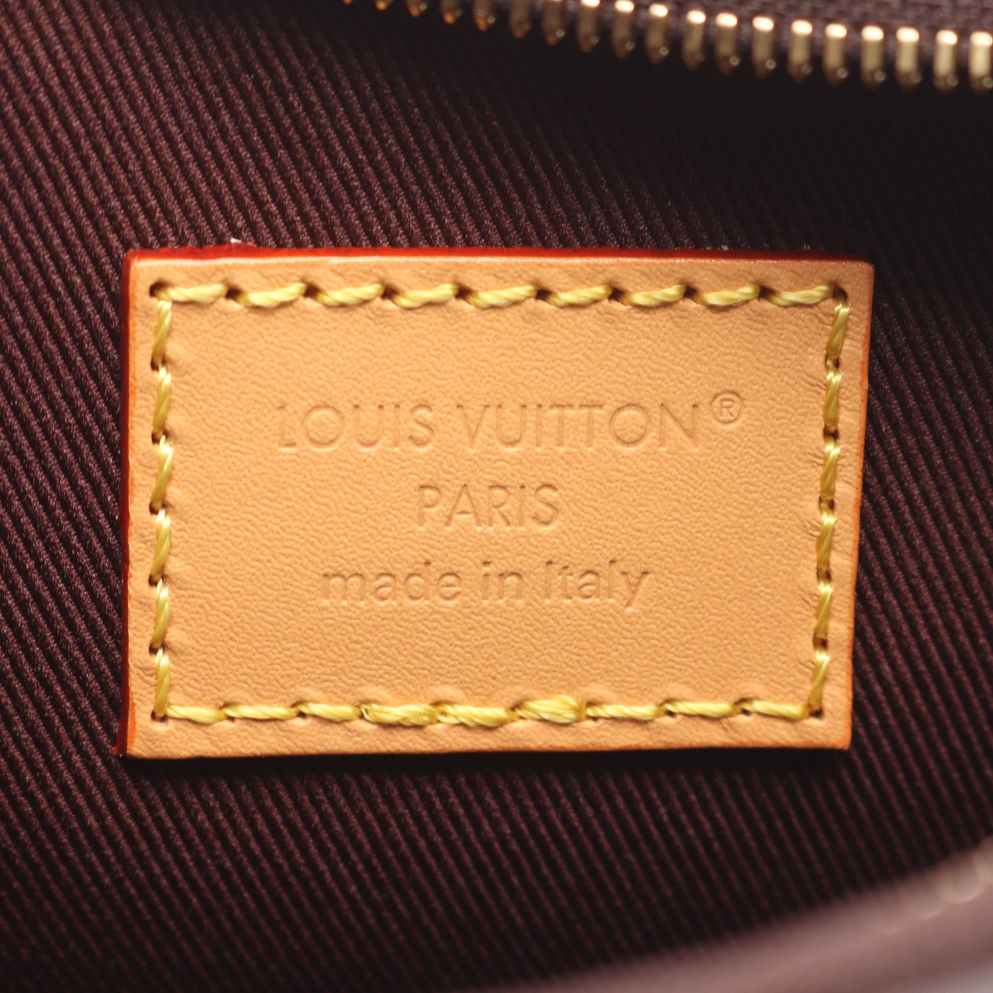 チェーンハンドバッグ PVC レザー ブラウン 2WAY ルイヴィトン バッグ LOUIS VUITTON