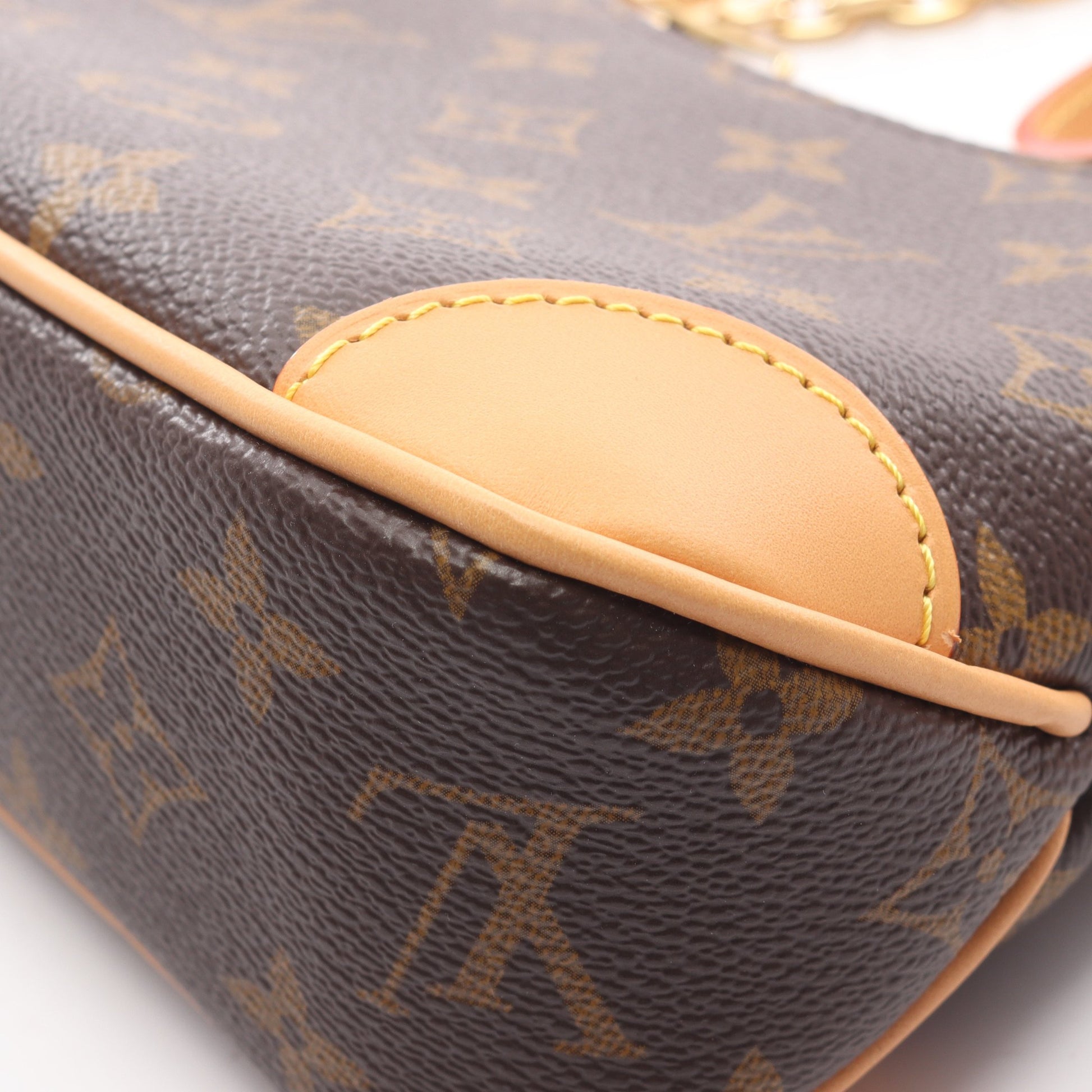 チェーンハンドバッグ PVC レザー ブラウン 2WAY ルイヴィトン バッグ LOUIS VUITTON