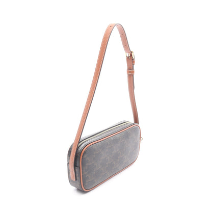 キュイル トリオンフ ミニカメラバッグ ワンショルダーバッグ PVC レザー ブラック ブラウン マルチカラー セリーヌ バッグ CELINE
