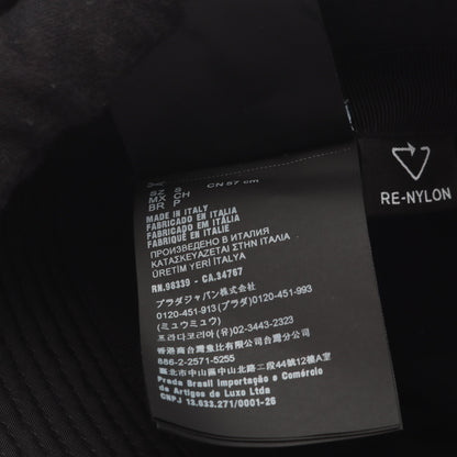 Re-Nylon トライアングルロゴ バケットハット 帽子 ナイロン ブラック プラダ 財布・小物 PRADA